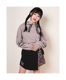 ZIDDY | ZIDDY/レオパード 柄 切り替え 巻き スカートパンツ(その他パンツ)