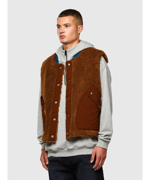 DIESEL（ディーゼル）の「メンズ 中綿 ジャケット ベスト