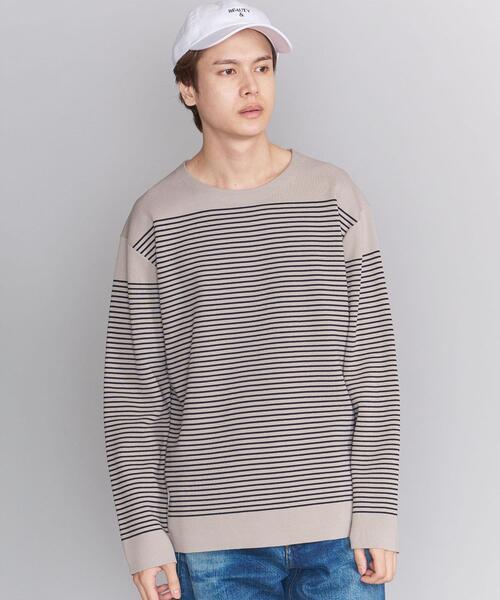 BEAUTY&YOUTH UNITED ARROWS（ビューティーアンドユースユナイテッドアローズ）の「BY ガス コットン ミラノリブ ニット（ニット/セーター・メンズ・ライトグレー/その他1/コバルトブルー・X-LARGE/LARGE/SMALL/MEDIUM）」の3枚目の写真