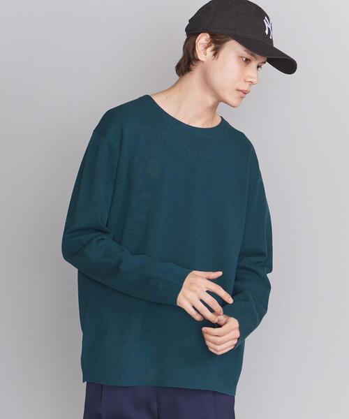 BEAUTY&YOUTH UNITED ARROWS（ビューティーアンドユースユナイテッドアローズ）の「BY ガス コットン ミラノリブ ニット（ニット/セーター・メンズ・ライトグレー/その他1/コバルトブルー・X-LARGE/LARGE/SMALL/MEDIUM）」の2枚目の写真