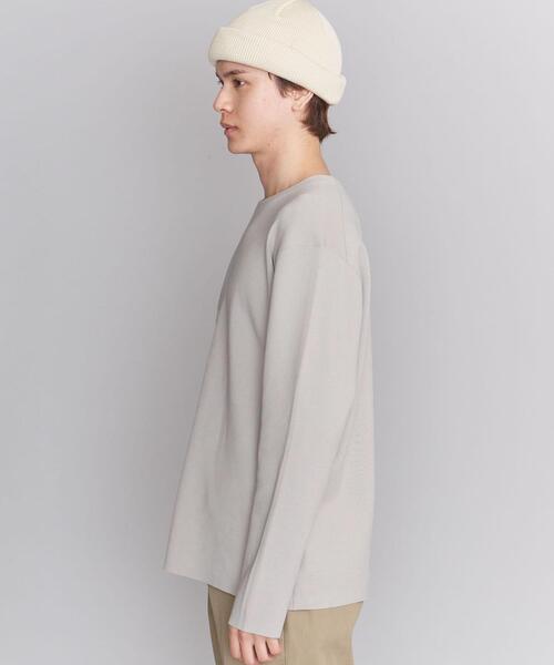 BEAUTY&YOUTH UNITED ARROWS（ビューティーアンドユースユナイテッドアローズ）の「BY ガス コットン ミラノリブ ニット（ニット/セーター・メンズ・ライトグレー/その他1/コバルトブルー・X-LARGE/LARGE/SMALL/MEDIUM）」の5枚目の写真