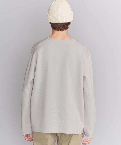 BEAUTY&YOUTH UNITED ARROWS（ビューティーアンドユースユナイテッドアローズ）の「BY ガス コットン ミラノリブ ニット（ニット/セーター・メンズ・ライトグレー/その他1/コバルトブルー・X-LARGE/LARGE/SMALL/MEDIUM）」の4枚目の写真