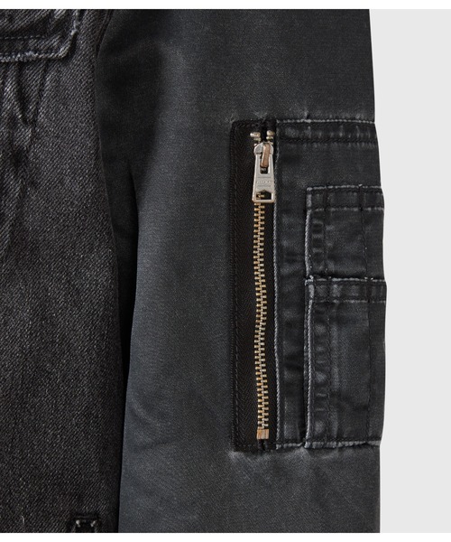 ALLSAINTS オールセインツ デニムジャケット　ブラック ALLSAINTS 「ALLSAINTS」 デニムジャケット S ブラック メンズ