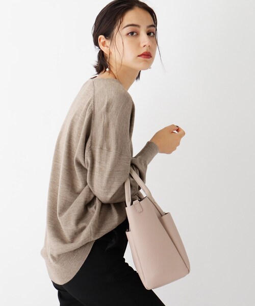 エマール検証済 Folco リラックスシルエットvネックプルオーバーニット Web限定サイズ カラー