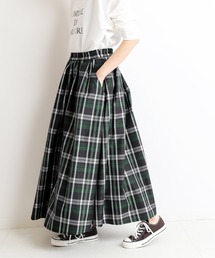 SLOBE IENA | タフタランダムタックスカート【ウエストゴム/手洗い可能】◆(スカート)