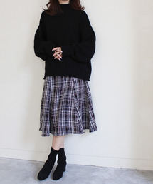 MODE ROBE | ローゲージハイネックタートルニット　ニット ローゲージ(ニット/セーター)