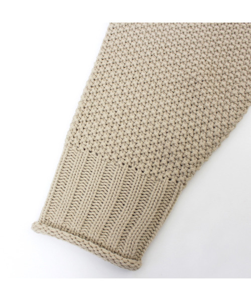 MODE ROBE（モードローブ）の「ローゲージハイネックタートルニット（ニット/セーター・レディース・アイボリー/ブラック/ベージュ・FREE）」の8枚目の写真