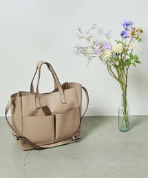 LUGG NAGG（ラグナグ）の「2WAYポケット付き大容量バッグ（トートバッグ）」