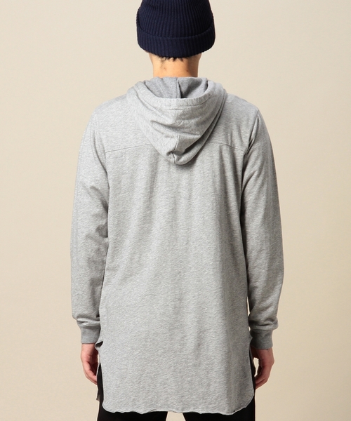 MONKEY TIME(モンキータイム)の「MT ミニ ウラケ ロング パーカー ◆(パーカー・メンズ・ブラック/ホワイト/グレー・SMALL/LARGE/MEDIUM)」の13枚目の写真