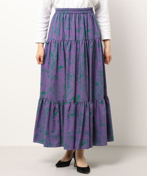 WAIST SHIRRING TIERED SKIRT 【公式通販】