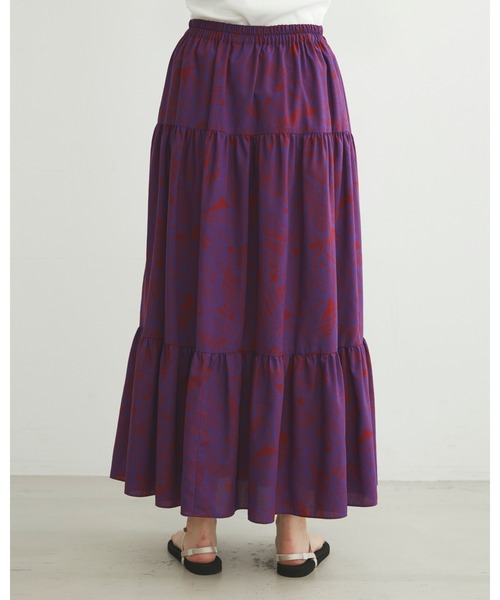 WAIST SHIRRING TIERED SKIRT 【公式通販】