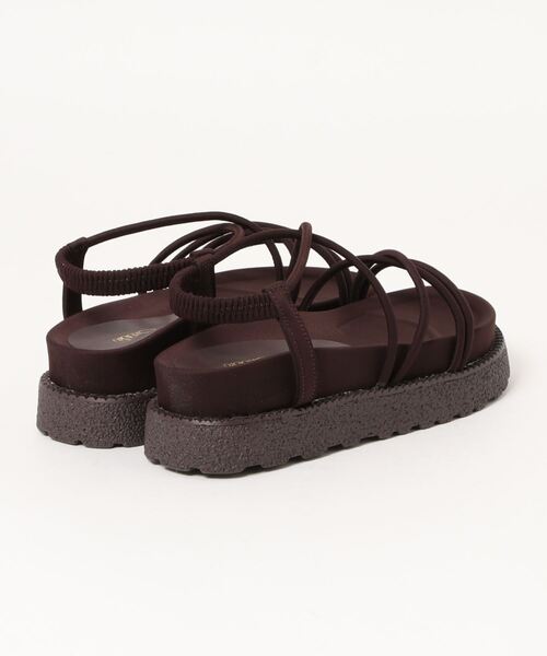 Cheek（チーク）の「【オンライン限定】スニーカーソールコードサンダル（サンダル・レディース・ブラウン/ブラック/ベージュ・MEDIUM/LARGE/SMALL）」の5枚目の写真