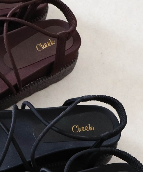 Cheek（チーク）の「【オンライン限定】スニーカーソールコードサンダル（サンダル・レディース・ブラウン/ブラック/ベージュ・MEDIUM/LARGE/SMALL）」の20枚目の写真