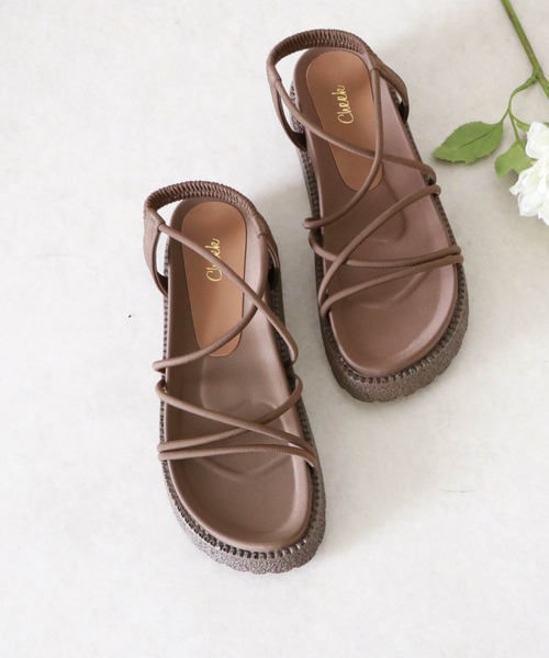 Cheek（チーク）の「【オンライン限定】スニーカーソールコードサンダル（サンダル・レディース・ブラウン/ブラック/ベージュ・MEDIUM/LARGE/SMALL）」の22枚目の写真