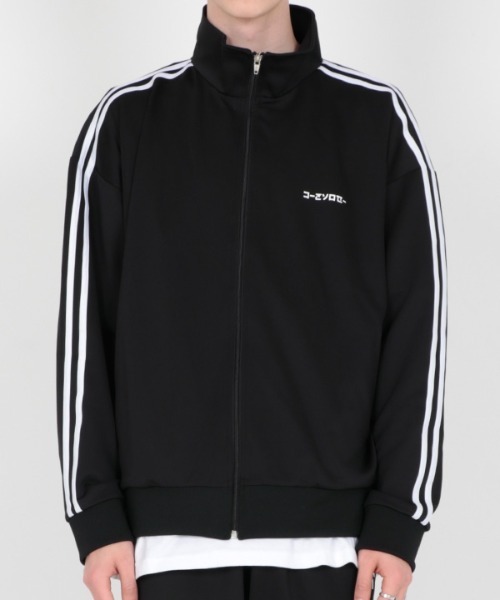 crump（クランプ）の「【crump 】グロウトラックトップス / glow track top（ブルゾン・レディース・バーガンディー/ブラック/ネイビー・LARGE/MEDIUM/X-LARGE）」の2枚目の写真