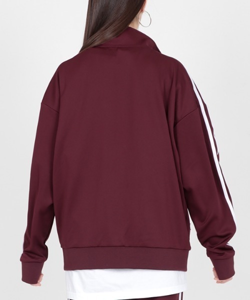 crump（クランプ）の「【crump 】グロウトラックトップス / glow track top（ブルゾン・レディース・バーガンディー/ブラック/ネイビー・LARGE/MEDIUM/X-LARGE）」の5枚目の写真