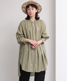 yuni | 強撚フランス綾oversized ブラウス(シャツ/ブラウス)