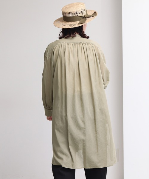 yuni（ユニ ）の「強撚フランス綾oversized ブラウス（シャツ/ブラウス  