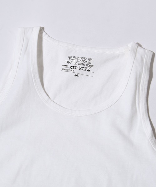 ZIP FIVE（ジップファイブ）の「【ZIP FIVE】 コットン100％ ロング ノースリーブ タンクトップ（タンクトップ・メンズ・ホワイト/ブラック/パープル/グレー/ブルー/グリーン/グリーン系/イエロー/チャコール・SMALL/MEDIUM/LARGE/X-LARGE）」の22枚目の写真