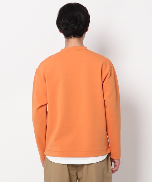 THE SHOP TK （ザ ショップ ティーケー ）の「◆【フロート】ダンボールプルオーバー（Tシャツ/カットソー・メンズ・ベージュ/ネイビー/オレンジ/ライトグリーン・01/02/03/04/05）」の5枚目の写真