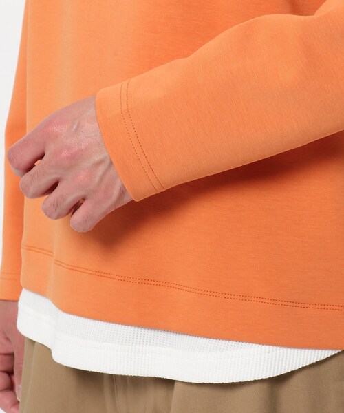 THE SHOP TK （ザ ショップ ティーケー ）の「◆【フロート】ダンボールプルオーバー（Tシャツ/カットソー・メンズ・ベージュ/ネイビー/オレンジ/ライトグリーン・01/02/03/04/05）」の11枚目の写真