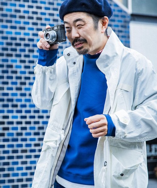 THE SHOP TK （ザ ショップ ティーケー ）の「◆【フロート】ダンボールプルオーバー（Tシャツ/カットソー・メンズ・ベージュ/ネイビー/オレンジ/ライトグリーン・01/02/03/04/05）」の21枚目の写真