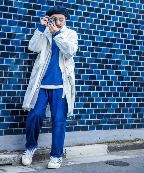 THE SHOP TK （ザ ショップ ティーケー ）の「◆【フロート】ダンボールプルオーバー（Tシャツ/カットソー・メンズ・ベージュ/ネイビー/オレンジ/ライトグリーン・01/02/03/04/05）」の20枚目の写真