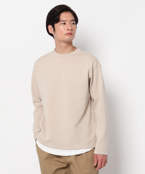 THE SHOP TK （ザ ショップ ティーケー ）の「◆【フロート】ダンボールプルオーバー（Tシャツ/カットソー・メンズ・ベージュ/ネイビー/オレンジ/ライトグリーン・01/02/03/04/05）」の19枚目の写真