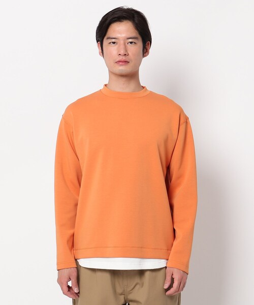 THE SHOP TK （ザ ショップ ティーケー ）の「◆【フロート】ダンボールプルオーバー（Tシャツ/カットソー・メンズ・ベージュ/ネイビー/オレンジ/ライトグリーン・01/02/03/04/05）」の16枚目の写真