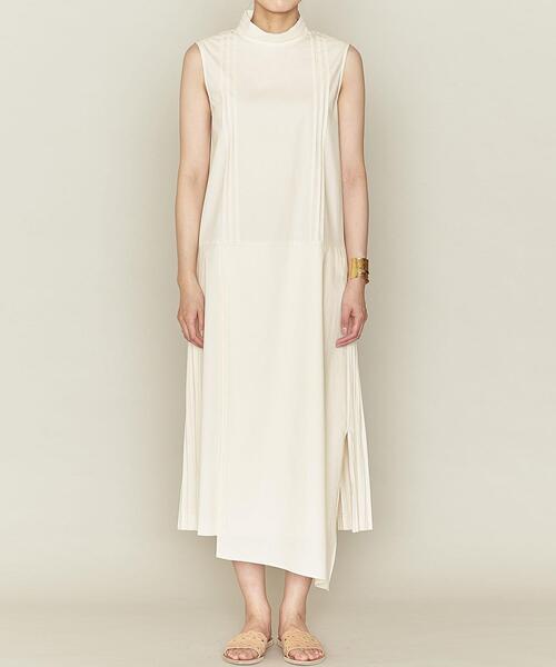 ASTRAET（アストラット）の「＜ASTRAET（アストラット）＞ピンタック バックプリーツ ワンピース†◆（ワンピース・レディース・ブラック/オフホワイト・FREE）」の7枚目の写真