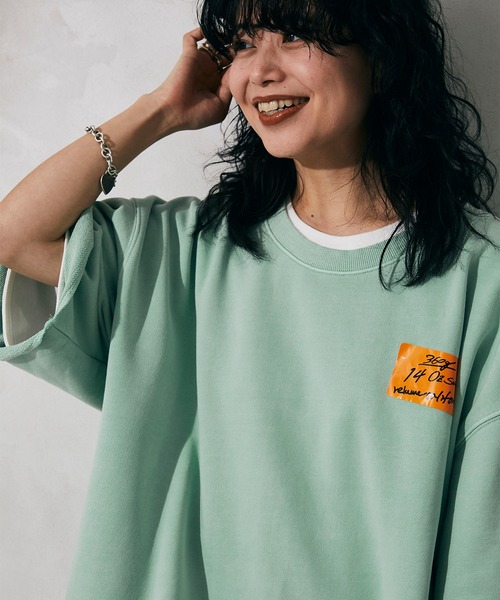 JOURNAL STANDARD relume(ジャーナルスタンダード レリューム)の「CALIFORNIA プルオーバー スウェット S/S(Tシャツ/カットソー・メンズ・レッド/ブラック/ミント/ベージュ/グレー・LARGE/MEDIUM)」の1枚目の写真