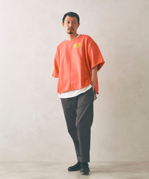 JOURNAL STANDARD relume(ジャーナルスタンダード レリューム)の「CALIFORNIA プルオーバー スウェット S/S(Tシャツ/カットソー・メンズ・レッド/ブラック/ミント/ベージュ/グレー・LARGE/MEDIUM)」の6枚目の写真