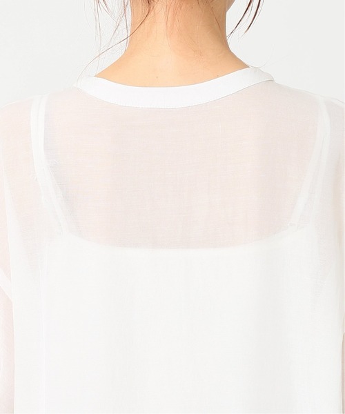 Simplicite(サンプリシテ)の「前開き裾ギャザーワンピース◆(ワンピース・レディース・ブラック/ホワイト/ピンク/イエロー・FREE)」の11枚目の写真