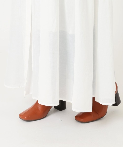 Simplicite(サンプリシテ)の「前開き裾ギャザーワンピース◆(ワンピース・レディース・ブラック/ホワイト/ピンク/イエロー・FREE)」の20枚目の写真