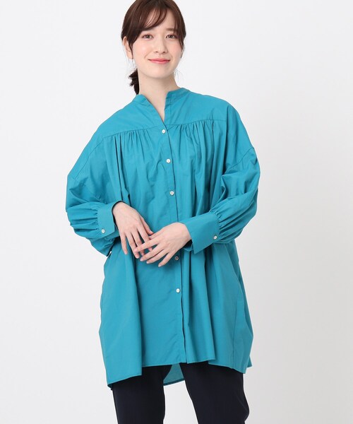 DRESSTERIOR(ドレステリア)の「◆【WEB限定】シアーブラウス(シャツ/ブラウス・レディース・オフホワイト/ブラック/カーキ/ブルー・38)」の4枚目の写真