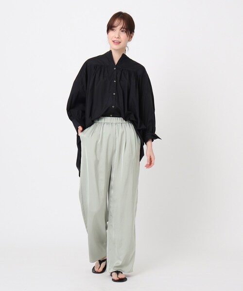 DRESSTERIOR(ドレステリア)の「◆【WEB限定】シアーブラウス(シャツ/ブラウス・レディース・オフホワイト/ブラック/カーキ/ブルー・38)」の5枚目の写真