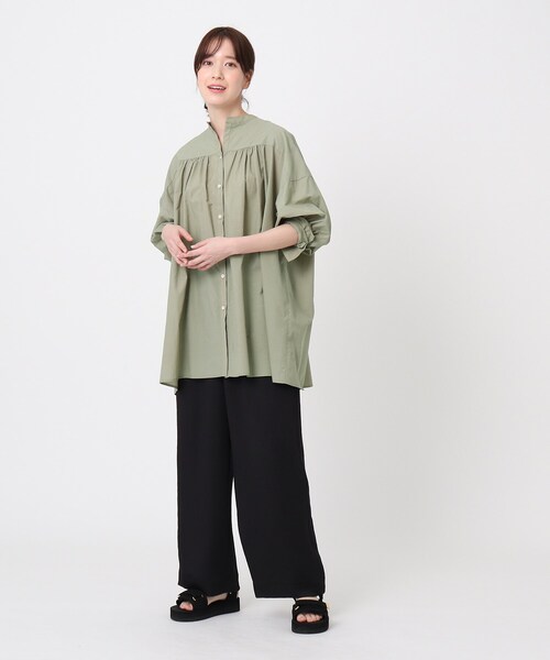 DRESSTERIOR(ドレステリア)の「◆【WEB限定】シアーブラウス(シャツ/ブラウス・レディース・オフホワイト/ブラック/カーキ/ブルー・38)」の10枚目の写真