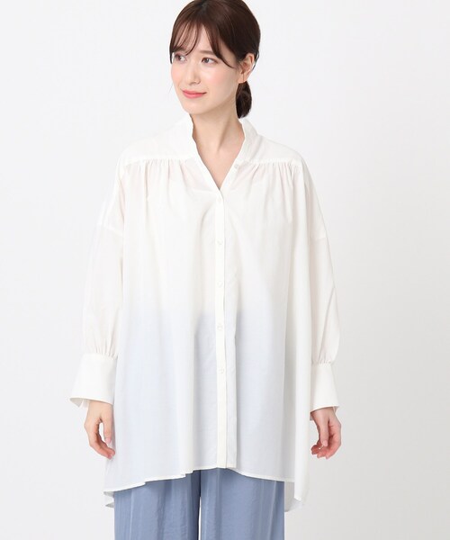 DRESSTERIOR(ドレステリア)の「◆【WEB限定】シアーブラウス(シャツ/ブラウス・レディース・オフホワイト/ブラック/カーキ/ブルー・38)」の22枚目の写真