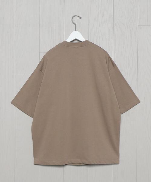 H BEAUTY&YOUTH UNITED ARROWS(エイチビューティーアンドユースユナイテッドアローズ)の「<H>TWIN SUVIN CREW HALF SLEEVE T-SHIRT/Tシャツ(Tシャツ/カットソー・メンズ・ホワイト/ブラック/ダークグリーン/ベージュ/ロイヤルブルー・SMALL/MEDIUM/LARGE)」の7枚目の写真