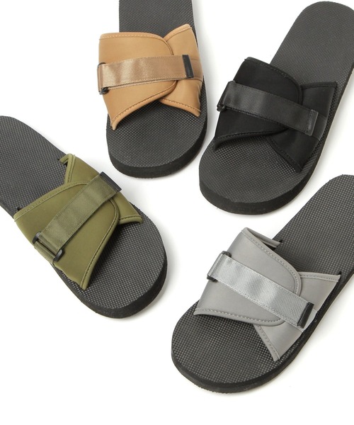 LAKOLE（ラコレ）の「ワンベルトスライドサンダル / 937041（サンダル・メンズ・ブラック/グレー/カーキ/キャメル・MEDIUM/LARGE）」の7枚目の写真