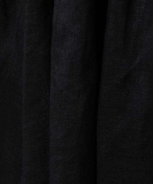 ADAM ET ROPE'（アダムエロペ）の「シアーリネンワンピース（ワンピース・レディース・ブラック/ベージュ・FREE）」の12枚目の写真