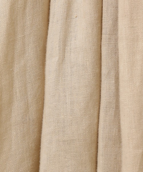 ADAM ET ROPE'（アダムエロペ）の「シアーリネンワンピース（ワンピース・レディース・ブラック/ベージュ・FREE）」の13枚目の写真