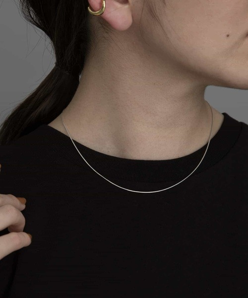 SMELLY（スメリー）の「silver925スネークチェーンネックレス（ネックレス・レディース・ゴールド/シルバー・-）」の8枚目の写真