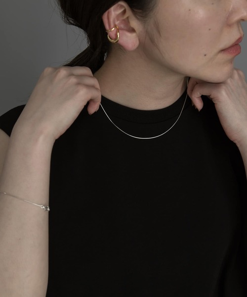 SMELLY（スメリー）の「silver925スネークチェーンネックレス（ネックレス・レディース・ゴールド/シルバー・-）」の9枚目の写真