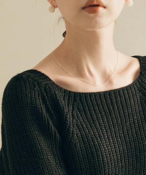 SMELLY（スメリー）の「silver925スネークチェーンネックレス（ネックレス・レディース・ゴールド/シルバー・-）」の10枚目の写真