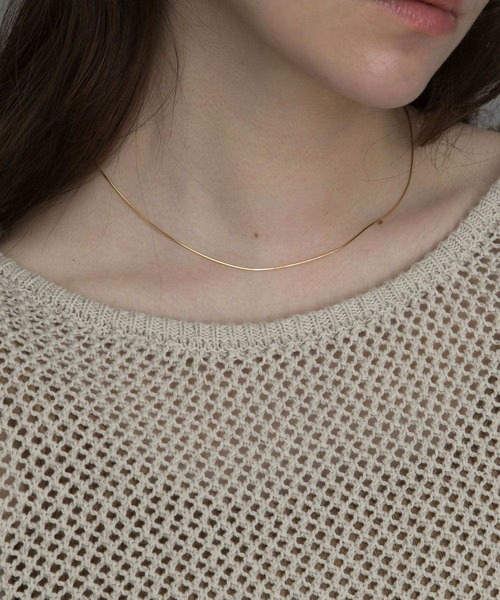 SMELLY（スメリー）の「silver925スネークチェーンネックレス（ネックレス・レディース・ゴールド/シルバー・-）」の17枚目の写真