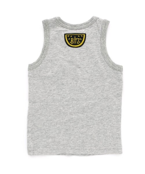 BIT'Z（ビッツ）の「3柄フルーツプリントタンクトップ（タンクトップ・キッズ・グレー/キナリ/サックスブルー・100/80/110/95/90/120）」の4枚目の写真