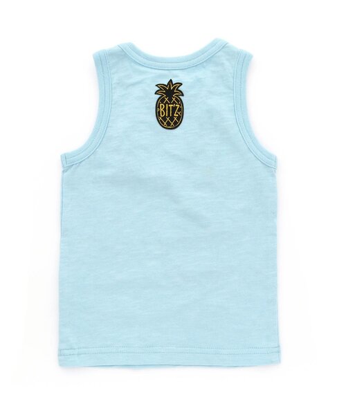 BIT'Z（ビッツ）の「3柄フルーツプリントタンクトップ（タンクトップ・キッズ・グレー/キナリ/サックスブルー・100/80/110/95/90/120）」の6枚目の写真