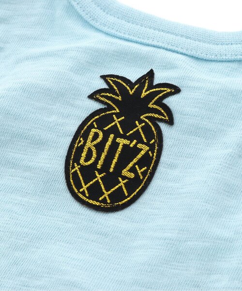 BIT'Z（ビッツ）の「3柄フルーツプリントタンクトップ（タンクトップ・キッズ・グレー/キナリ/サックスブルー・100/80/110/95/90/120）」の10枚目の写真