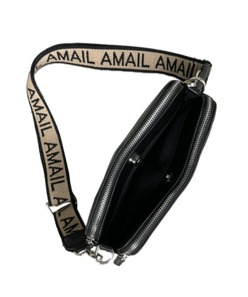 AMAIL（アマイル）の「【recommend】AM genderless func bag（ショルダーバッグ・レディース・ブラック/ベージュ・FREE）」の9枚目の写真